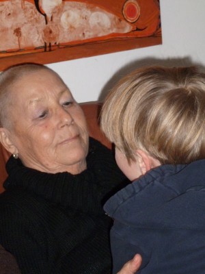 Bärbel-Oma und ich, Weihnachten 2012